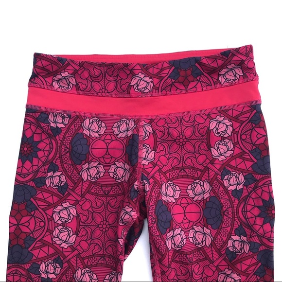 LULULEMON Prisma Multi Guava Pink Inspire Crop II - Picture 4 of 8